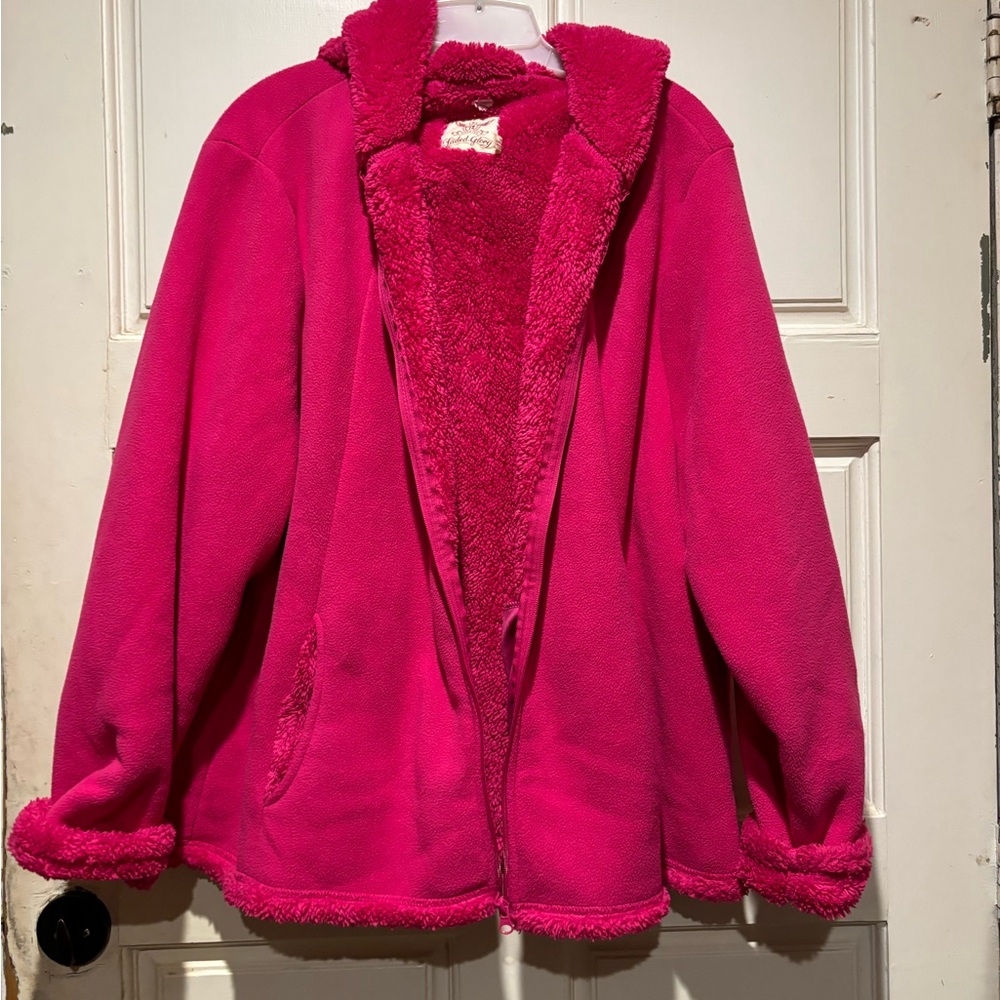 FINAL PRIZE 🔥🩷Faded glory hot pink jacket#25-1/2x26)